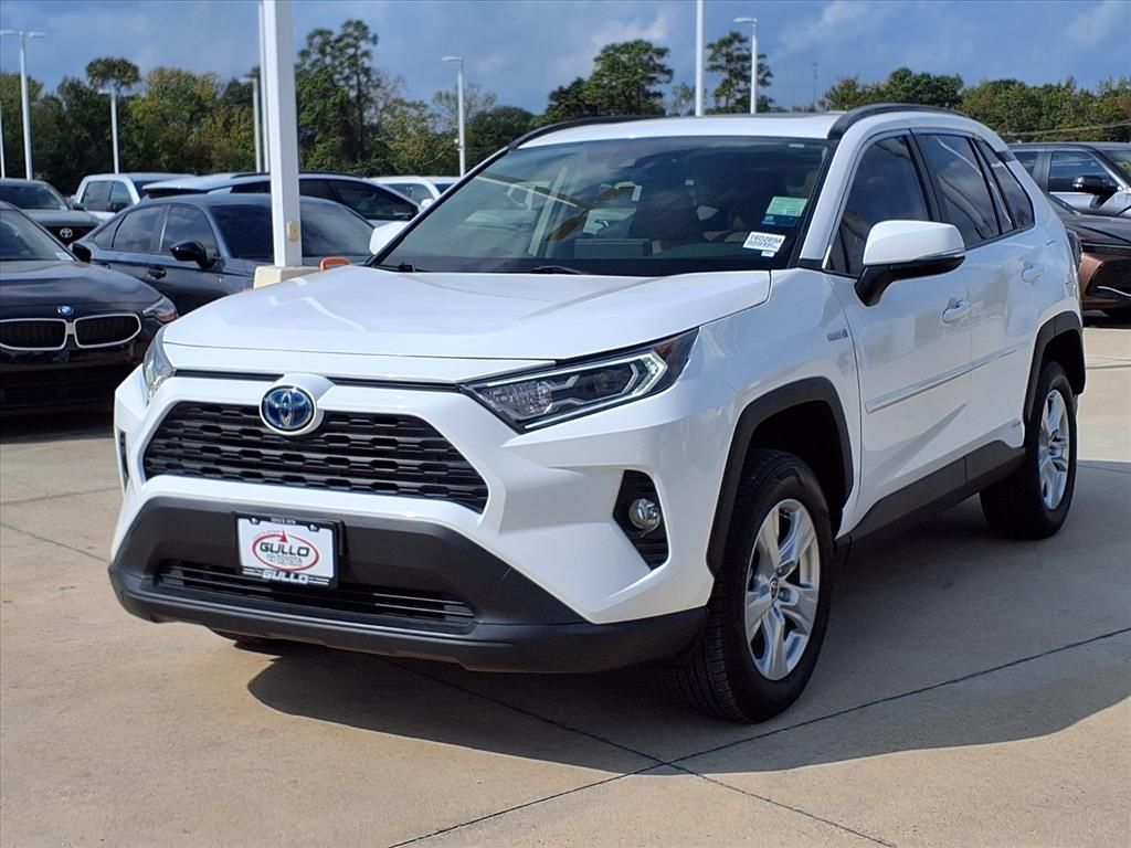 2021 Toyota RAV4 Hybrid XLE White at Don McGill Toyota