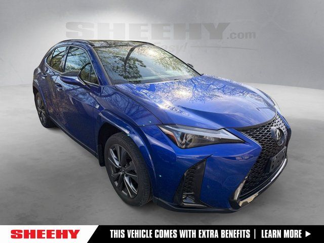 Ultrasonic Blue Mica 2.0 with Obsidian Roof 2023 Lexus UX Hybrid 250h F Sport Handling AWD SUV / Crossover All-Wheel Drive Continuously Variable Transmission