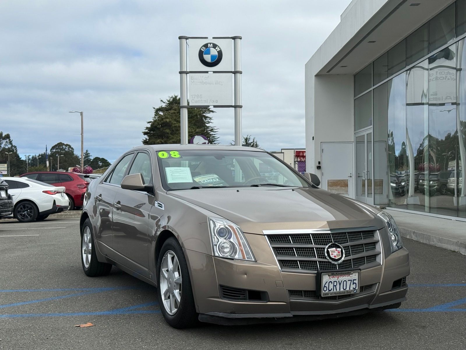 Radiant Bronze 2008 Cadillac CTS Sedan Rear-Wheel Drive 6-Speed Automatic
