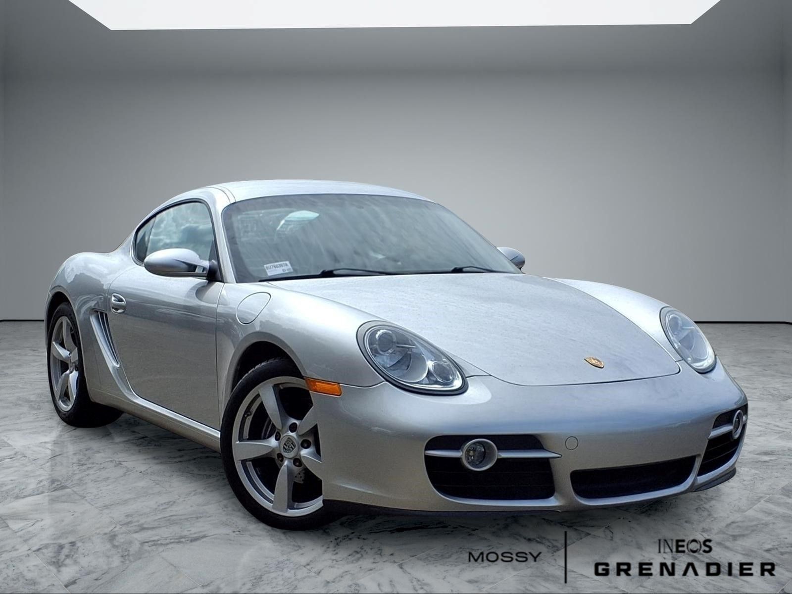 Arctic Silver Metallic 2008 Porsche Cayman Coupe Rear-Wheel Drive 6-Speed Manual Overdrive