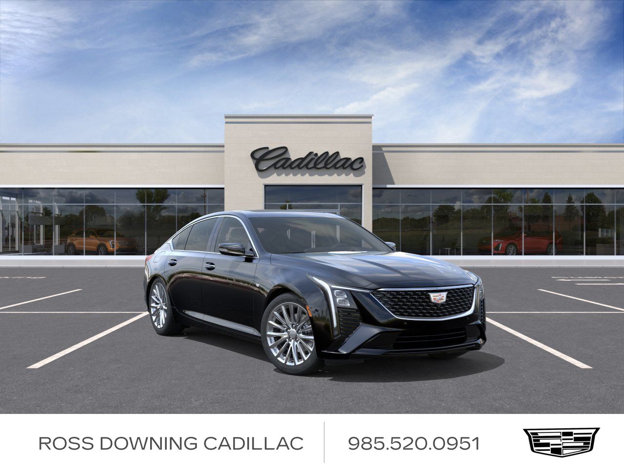 2026 Cadillac CT5 Premium Luxury Black at Ross Downing Buick GMC