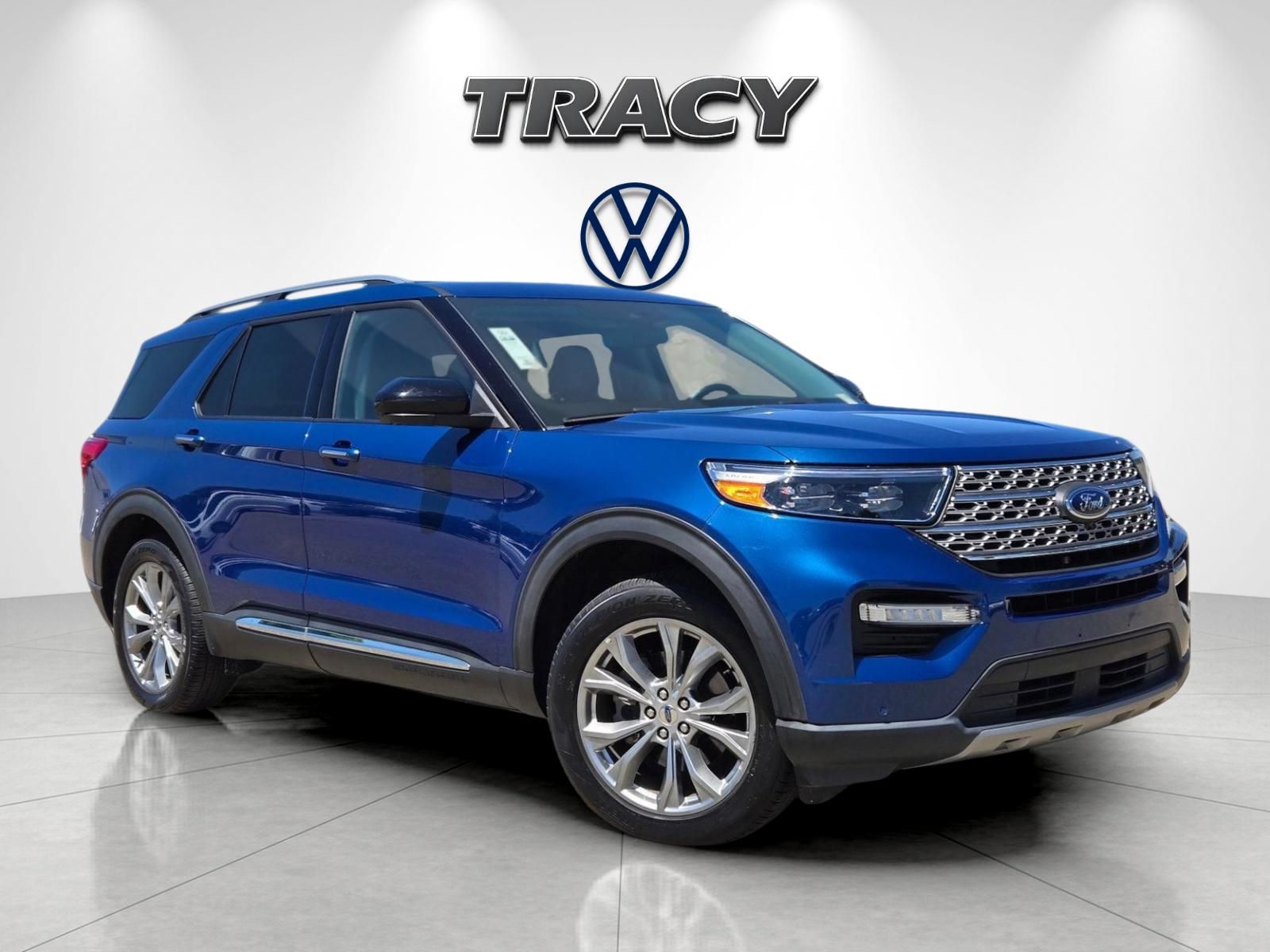 Blue Metallic 2023 Ford Explorer SUV / Crossover Rear-Wheel Drive Automatic