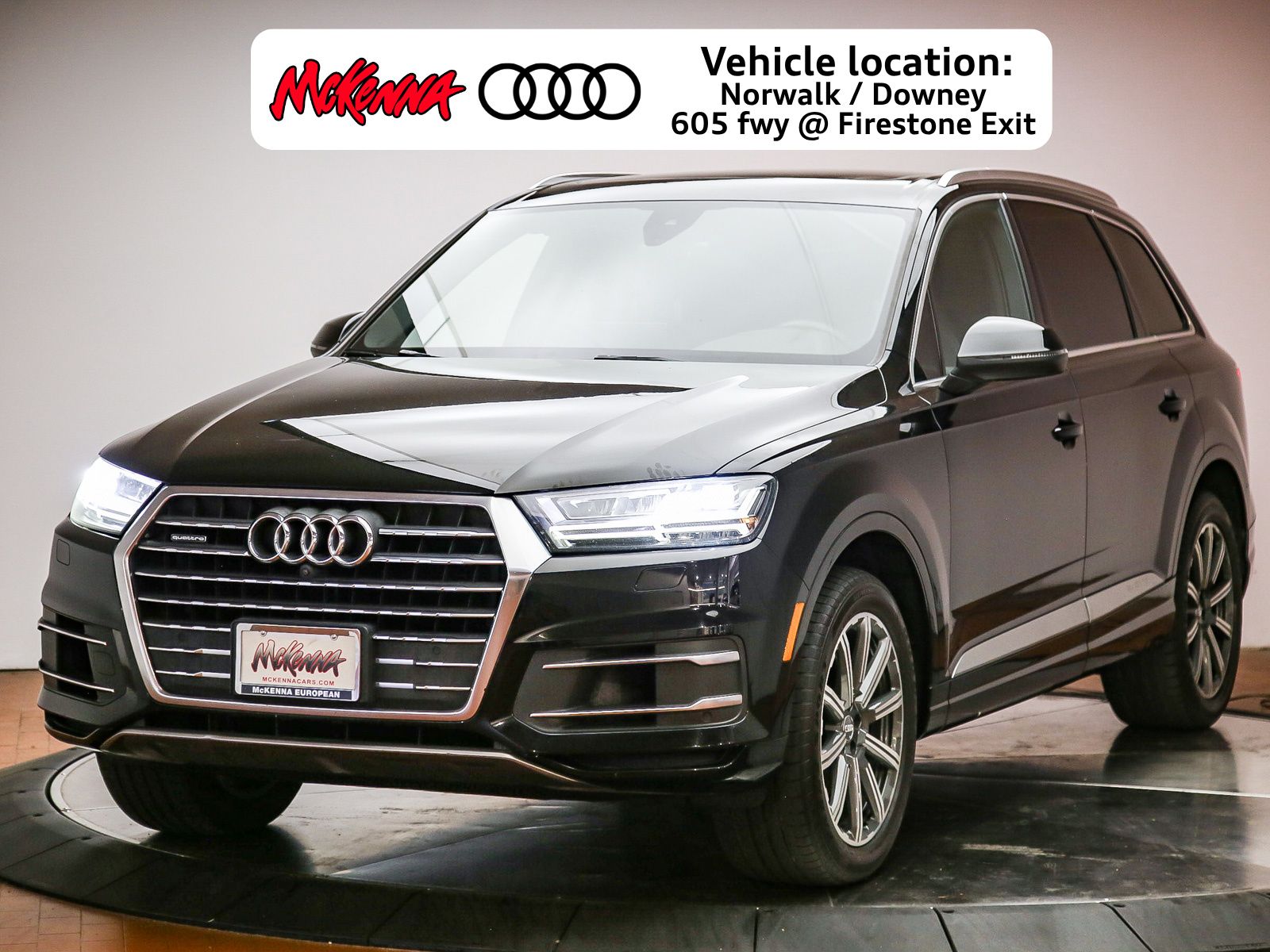Black 2017 Audi Q7 SUV / Crossover All-Wheel Drive 8-Speed Automatic