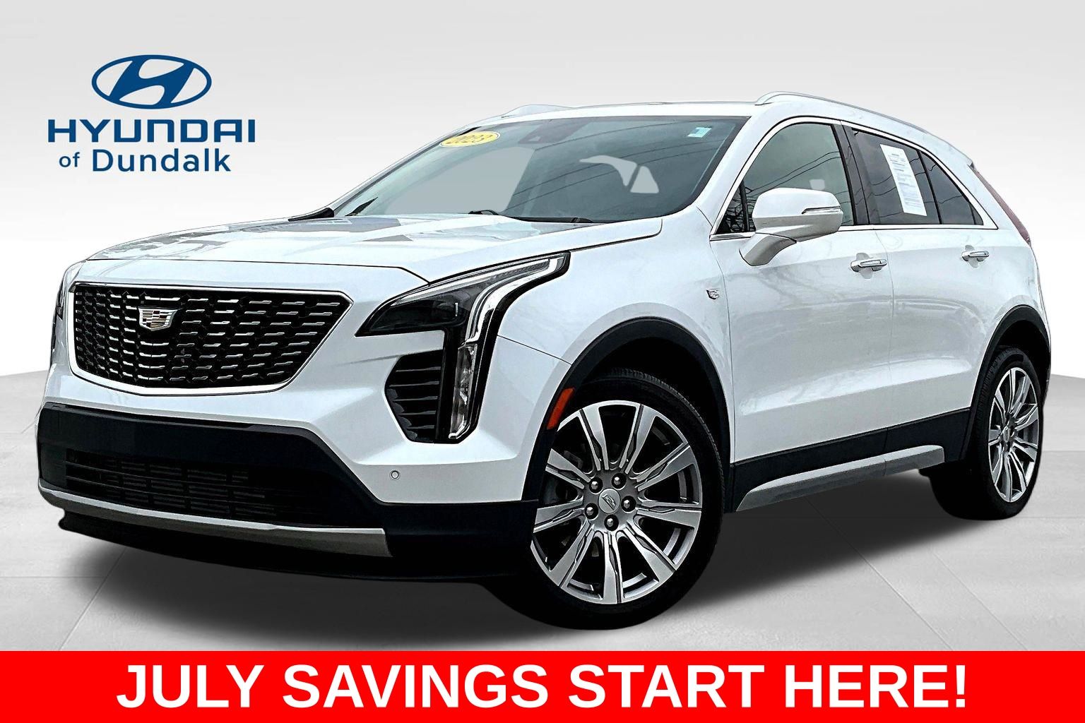 Crystal White Tricoat 2023 Cadillac XT4 SUV / Crossover Front-Wheel Drive 9-Speed Automatic