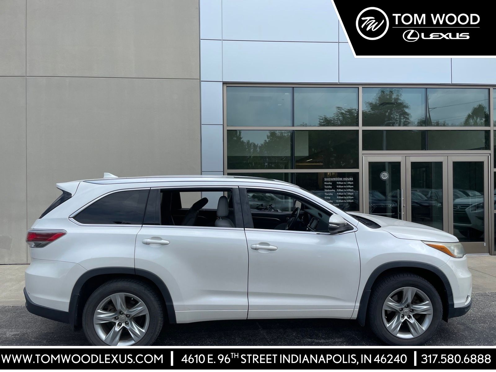 White (Blizzard Pearl) 2015 Toyota Highlander SUV / Crossover All-Wheel Drive 6-Speed Automatic Overdrive