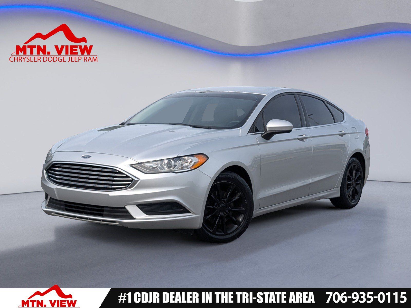 Ingot Silver 2017 Ford Fusion Sedan Front-Wheel Drive 6-Speed Automatic