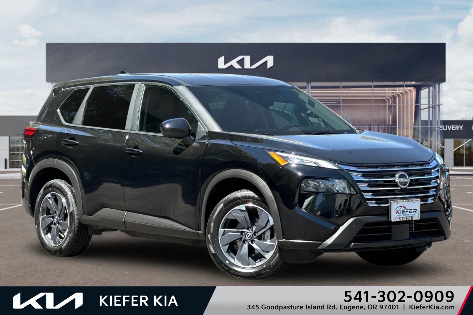Super Black 2025 Nissan Rogue SUV / Crossover Front-Wheel Drive Continuously Variable Transmission