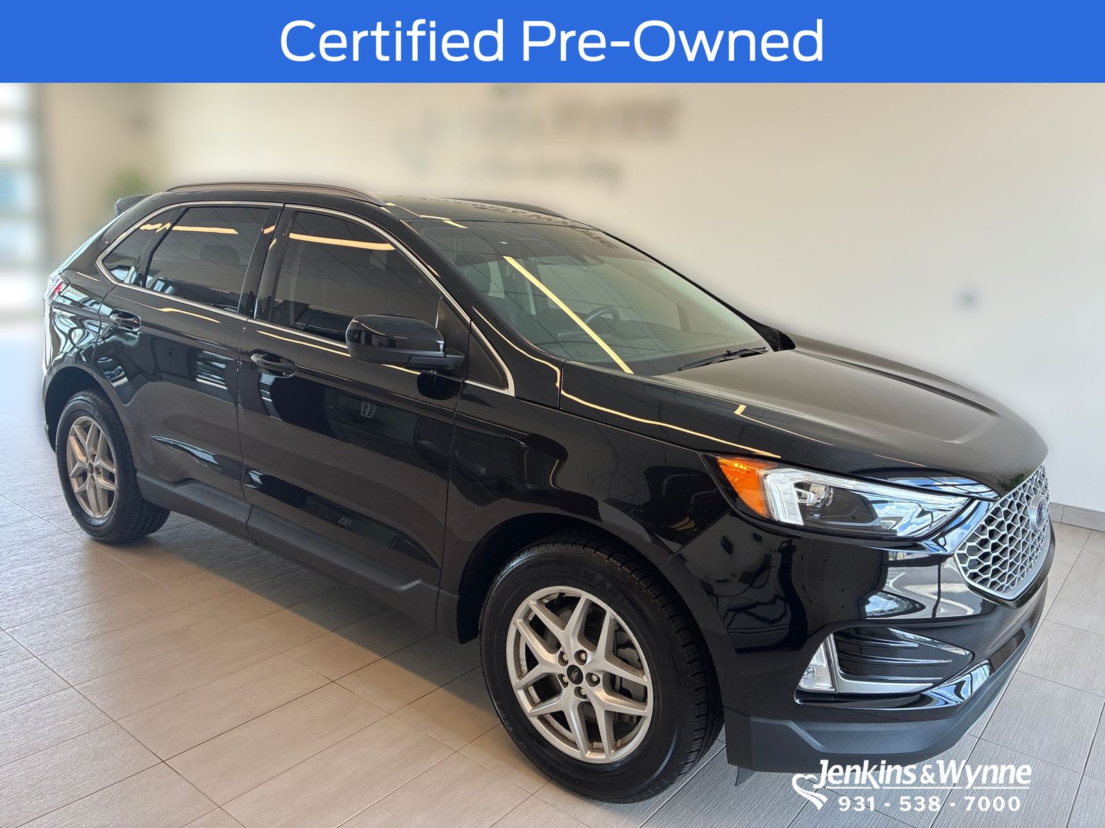 Agate Black Metallic 2024 Ford Edge SUV / Crossover All-Wheel Drive 8-Speed Automatic