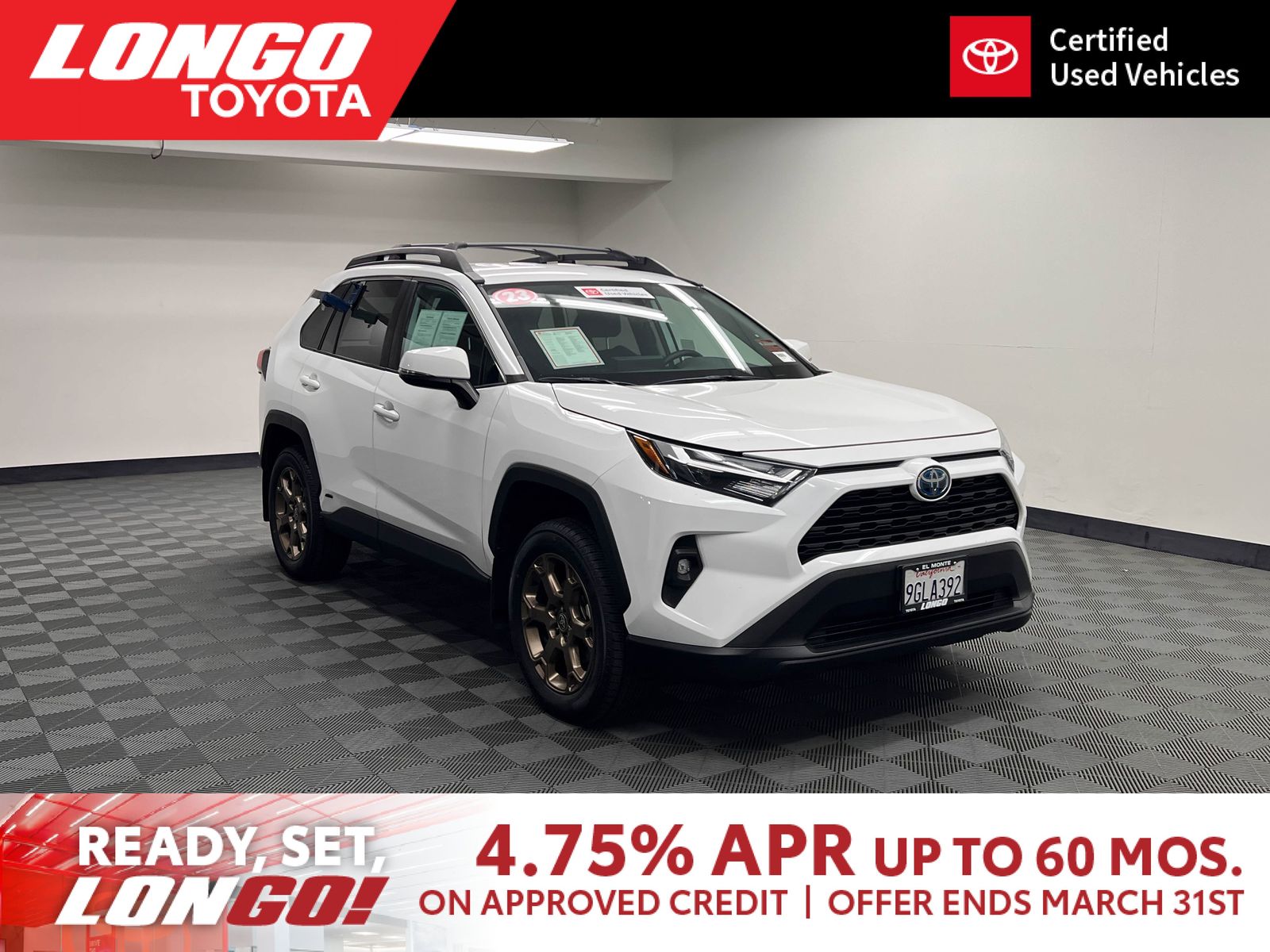 used 2023 Toyota RAV4 Hybrid car, priced at $31,788