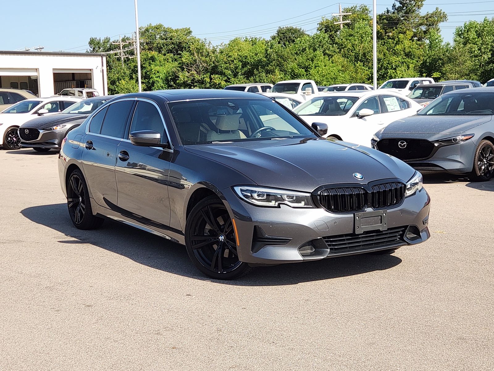 Gray 2021 BMW 3 Series Sedan All-Wheel Drive 8-Speed Automatic