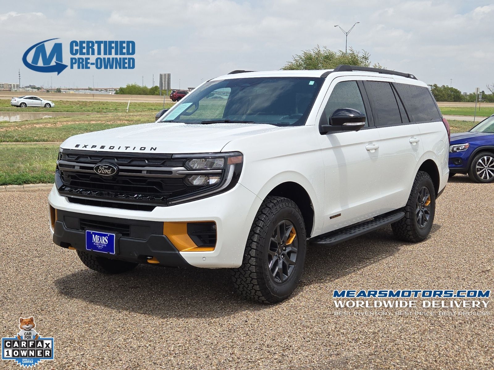 White Metallic 2025 Ford Expedition SUV / Crossover Four-Wheel Drive Automatic