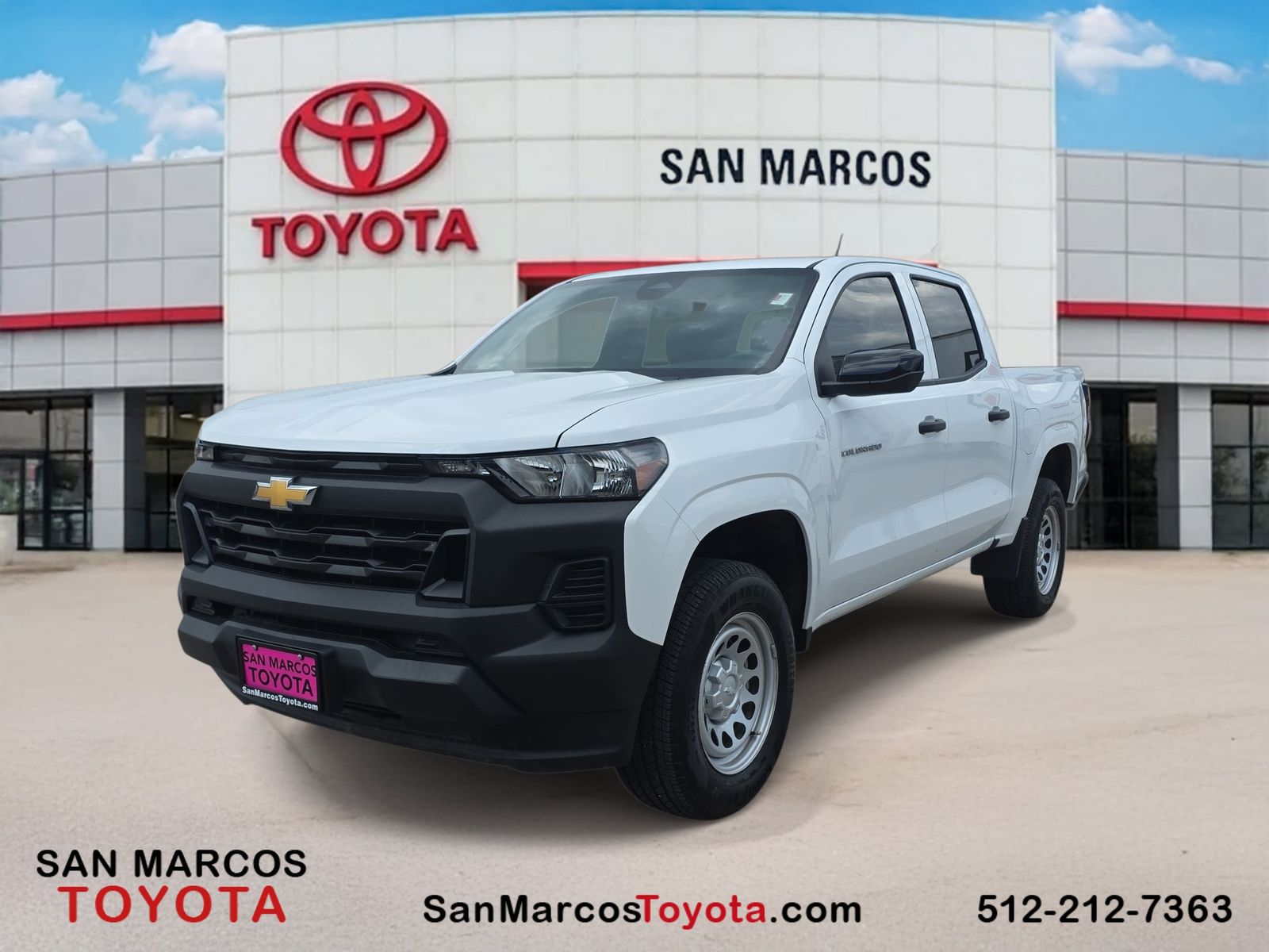Summit White 2024 Chevrolet Colorado Pickup Truck 4X2 8-Speed Automatic