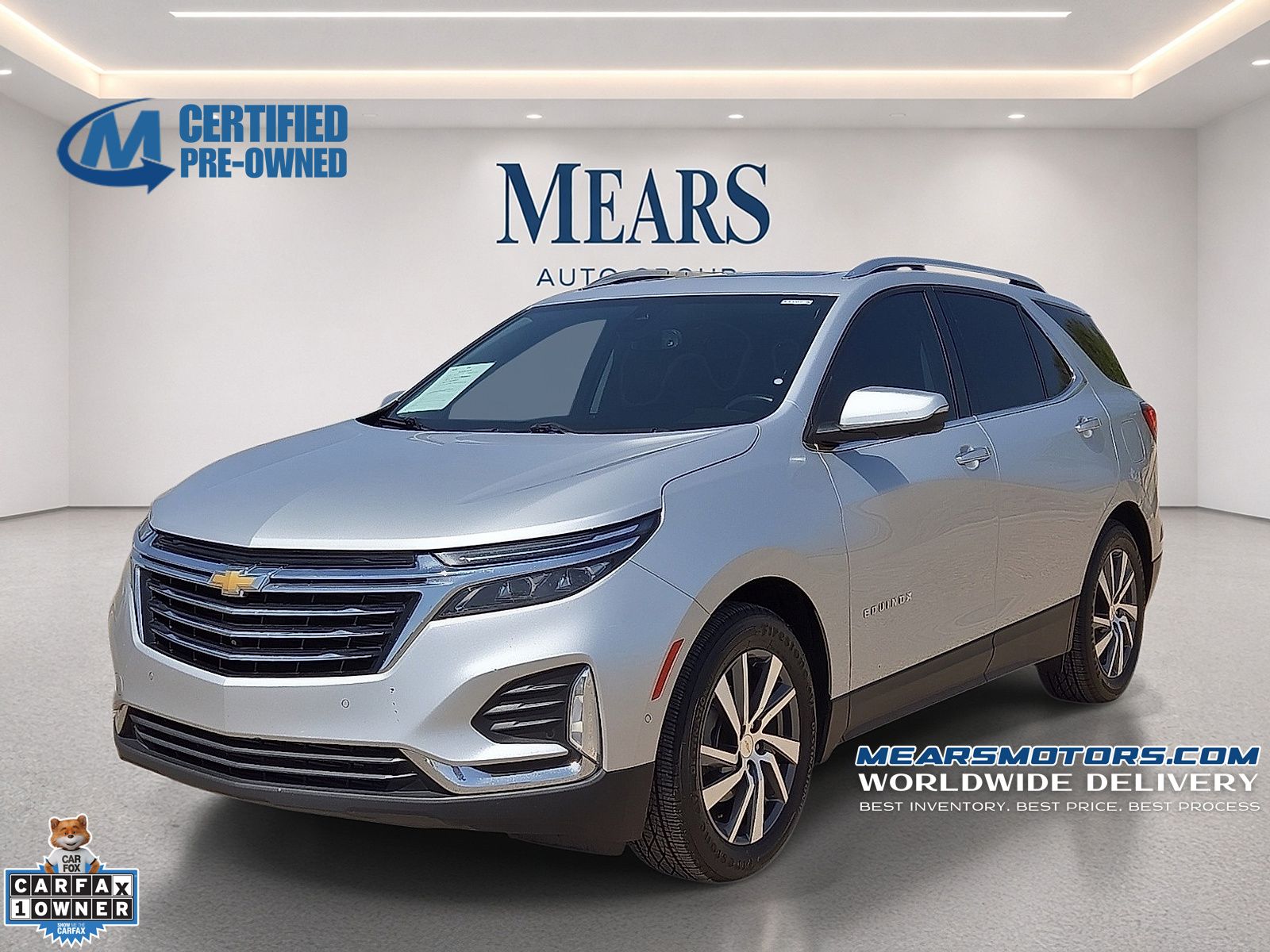 Silver Ice Metallic 2022 Chevrolet Equinox SUV / Crossover Front-Wheel Drive 6-Speed Automatic Overdrive