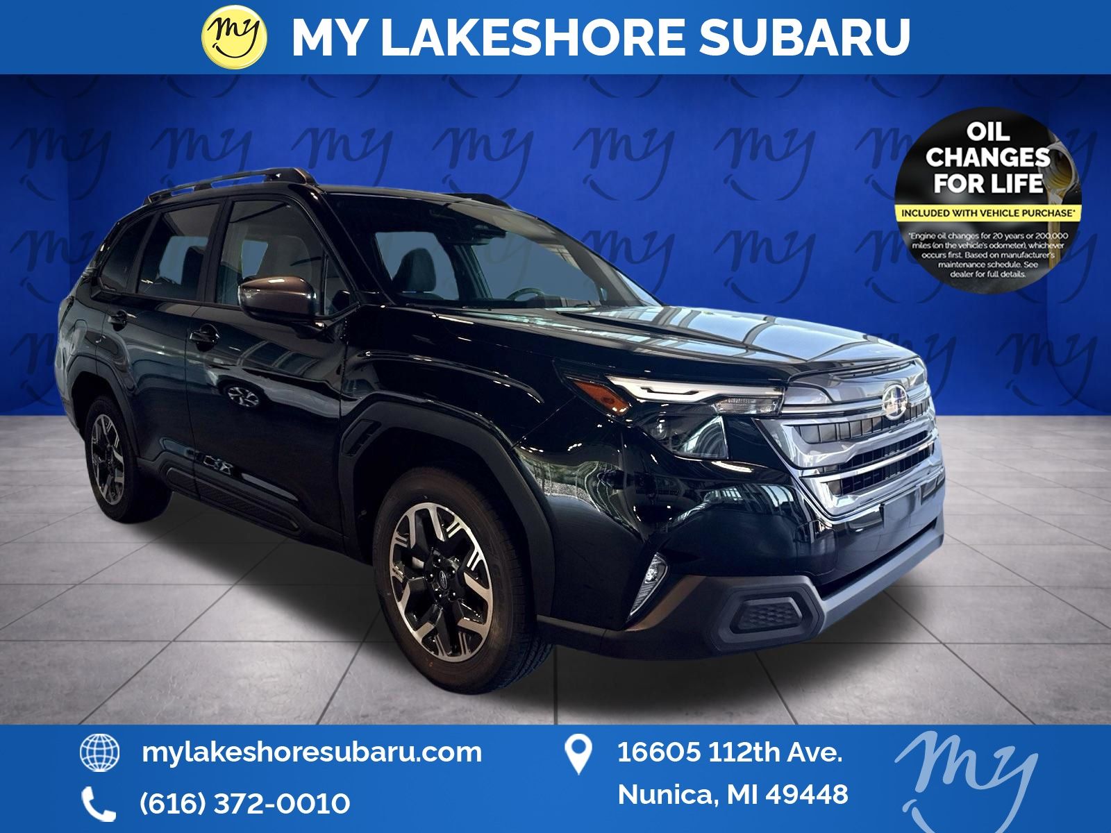 Crystal Black Silica 2026 Subaru Forester Crossover AWD SUV / Crossover All-Wheel Drive Continuously Variable Transmission