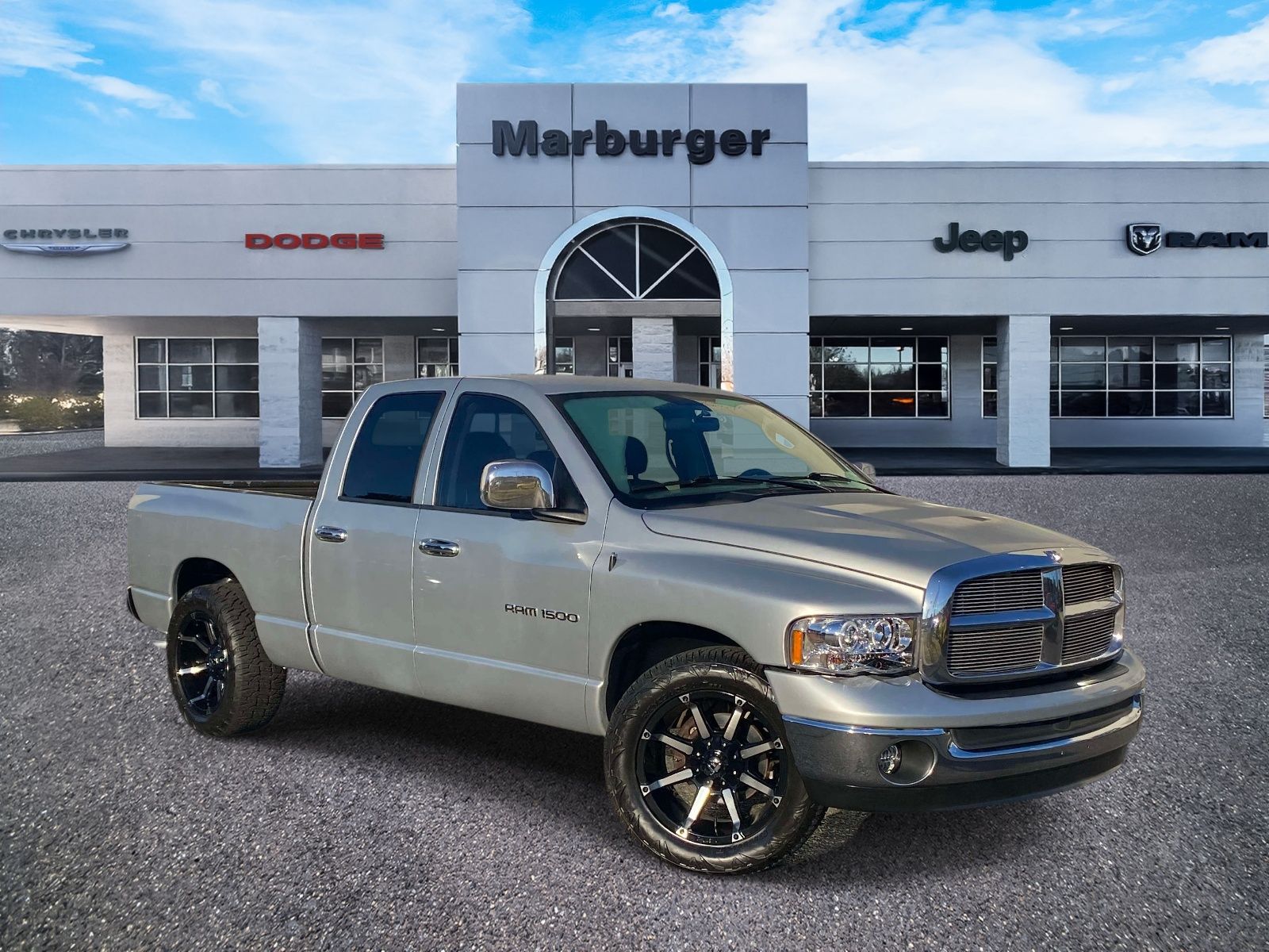 Bright Silver Metallic 2005 Dodge RAM 1500 Pickup Truck Rear-Wheel Drive 5-Speed Automatic