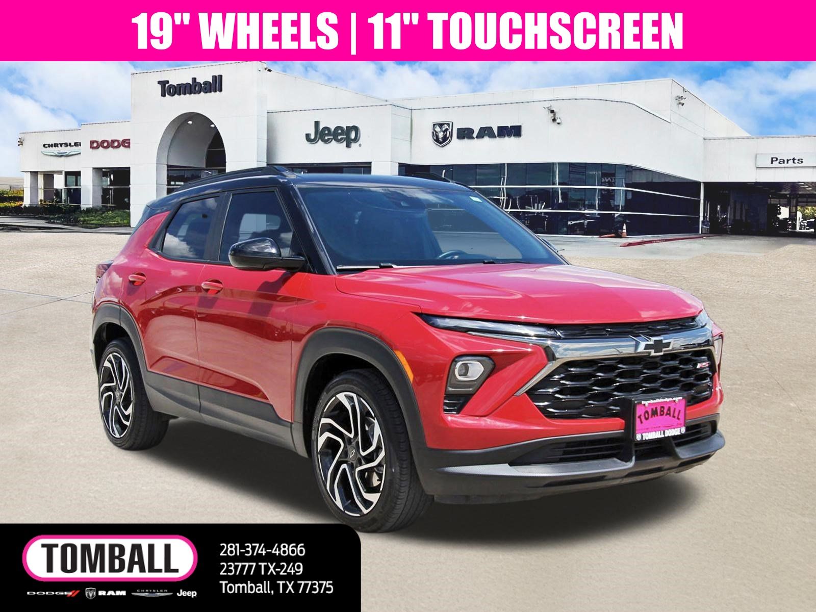 Apex Red 2026 Chevrolet Trailblazer RS FWD SUV / Crossover Front-Wheel Drive Continuously Variable Transmission