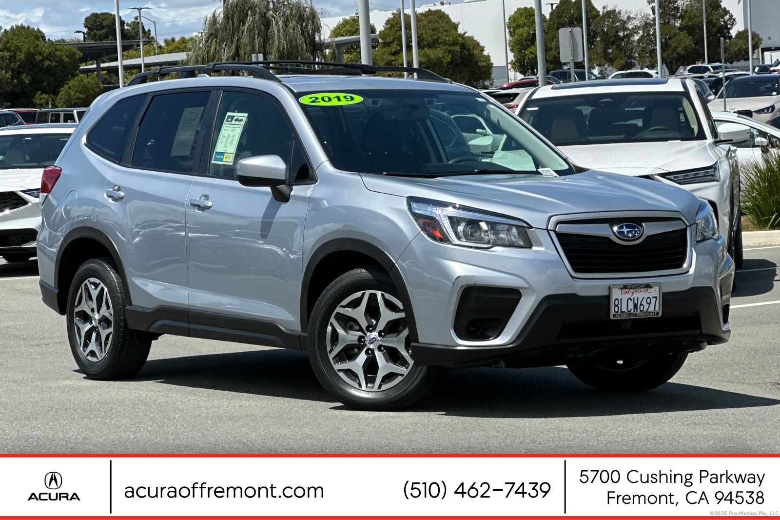 Ice Silver Metallic 2019 Subaru Forester SUV / Crossover All-Wheel Drive Continuously Variable Transmission