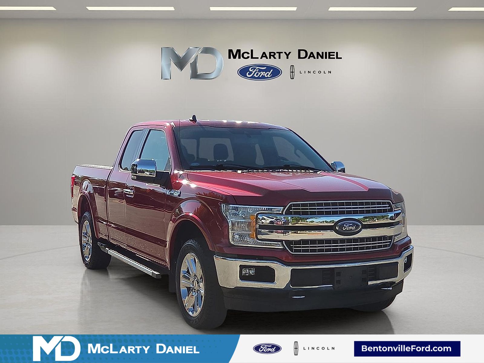 Rapid Red Metallic Tinted Clearcoat 2020 Ford F-150 Lariat SuperCab 4WD Pickup Truck Four-Wheel Drive Automatic