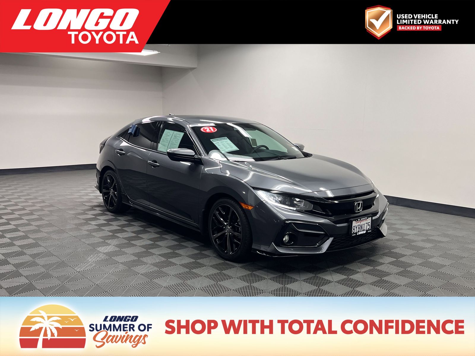 used 2021 Honda Civic car, priced at $22,788