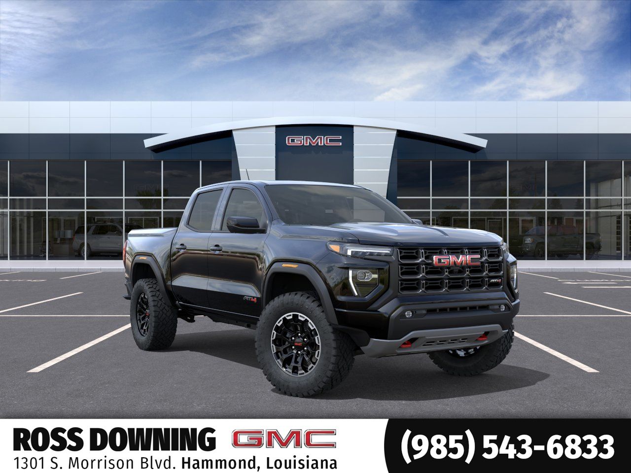 2026 GMC Canyon AT4 Black at Ross Downing Buick GMC