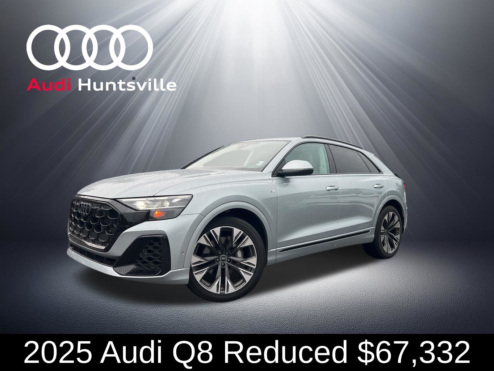 Satellite Silver Metallic 2025 Audi Q8 SUV / Crossover All-Wheel Drive 8-Speed Automatic