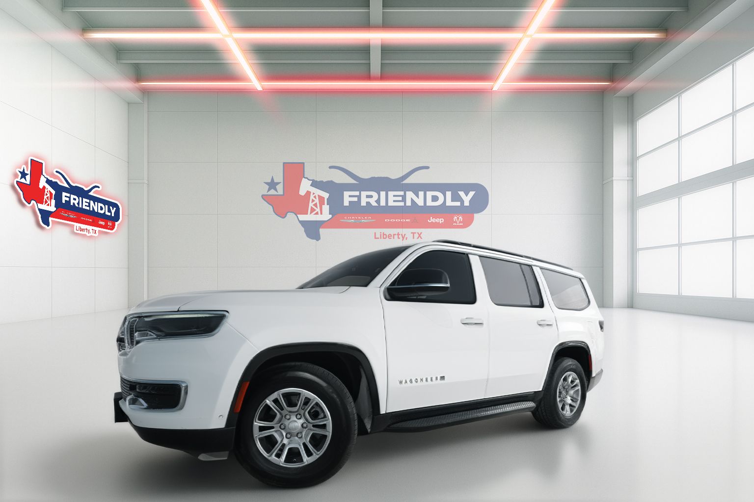 Bright White Clearcoat 2024 Jeep Wagoneer SUV / Crossover Four-Wheel Drive 8-Speed Automatic