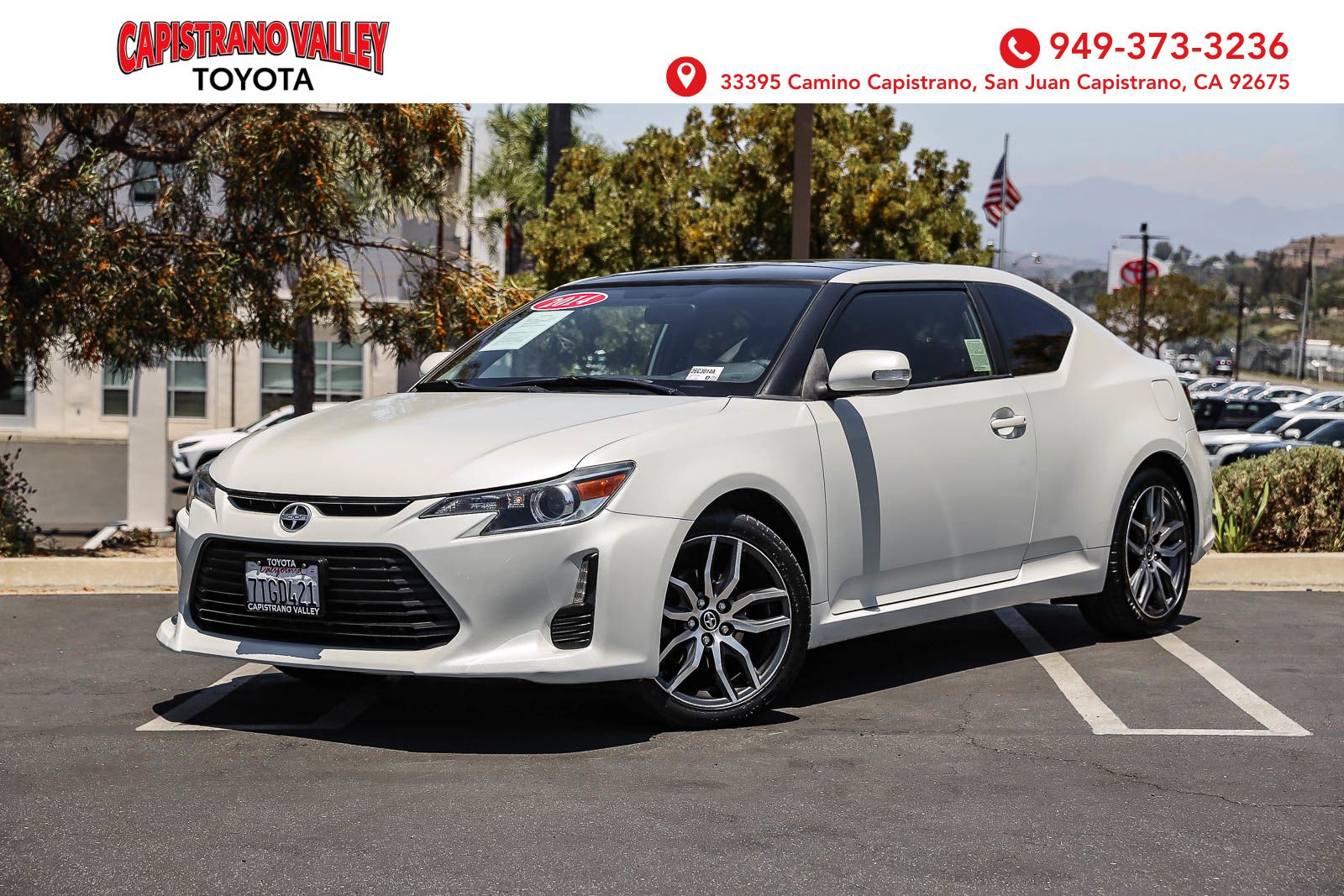 White (Blizzard Pearl) 2016 Scion tC Coupe Front-Wheel Drive 6-Speed Automatic