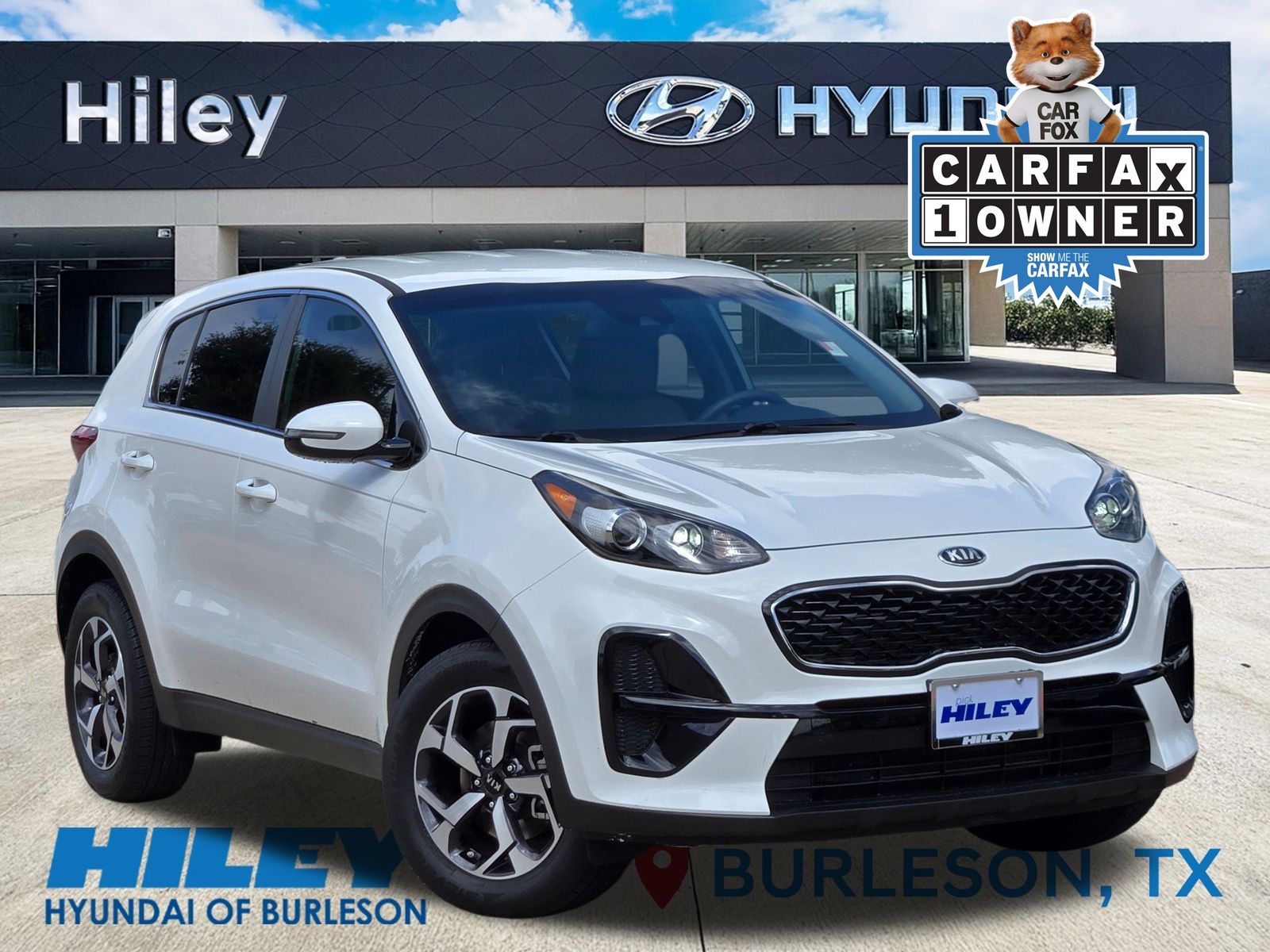 Clear White 2020 Kia Sportage SUV / Crossover Front-Wheel Drive 6-Speed Automatic Overdrive