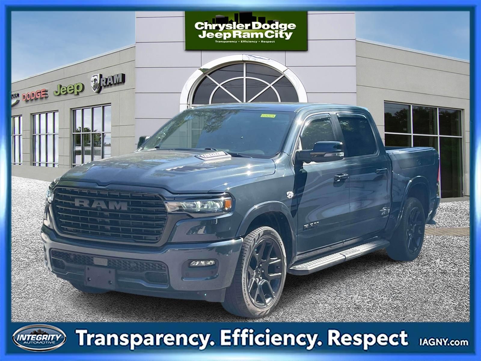 Forged Blue Metallic 2026 RAM 1500 Pickup Truck Four-Wheel Drive 8-Speed Automatic