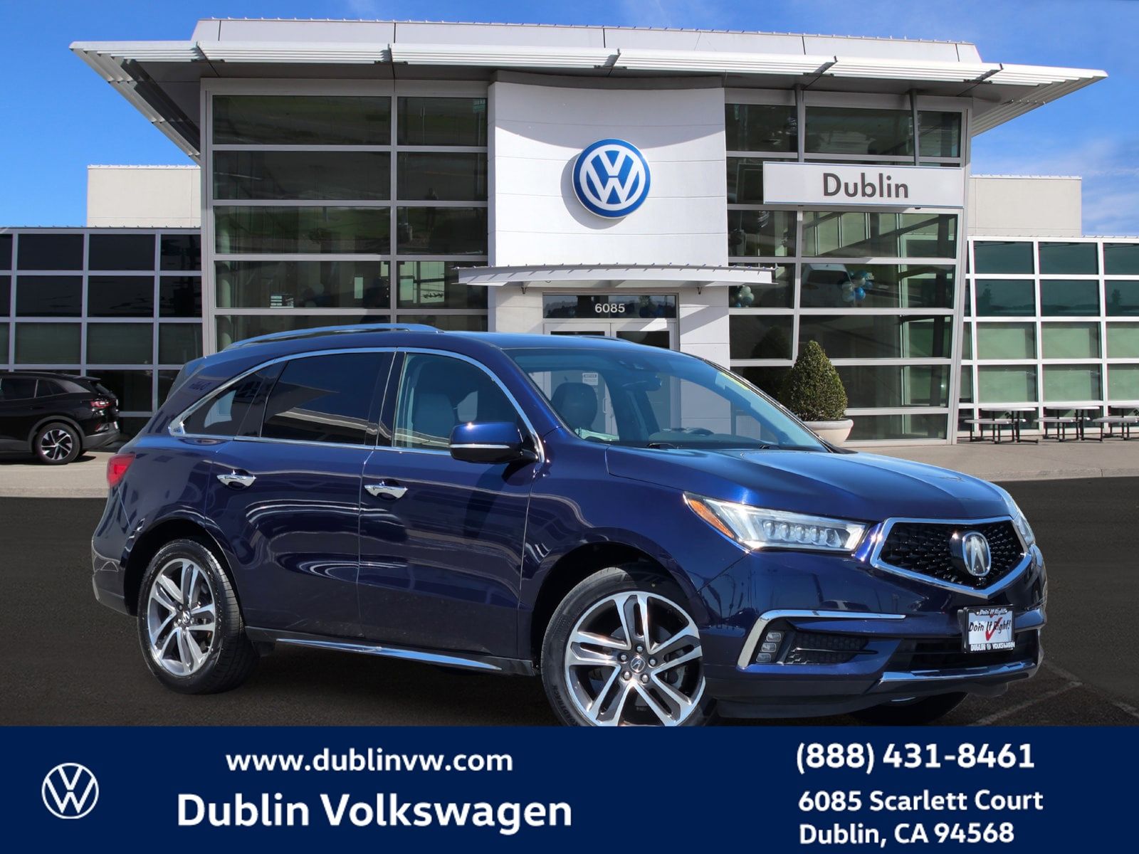 Fathom Blue Pearl 2017 Acura MDX SUV / Crossover 9-Speed Automatic
