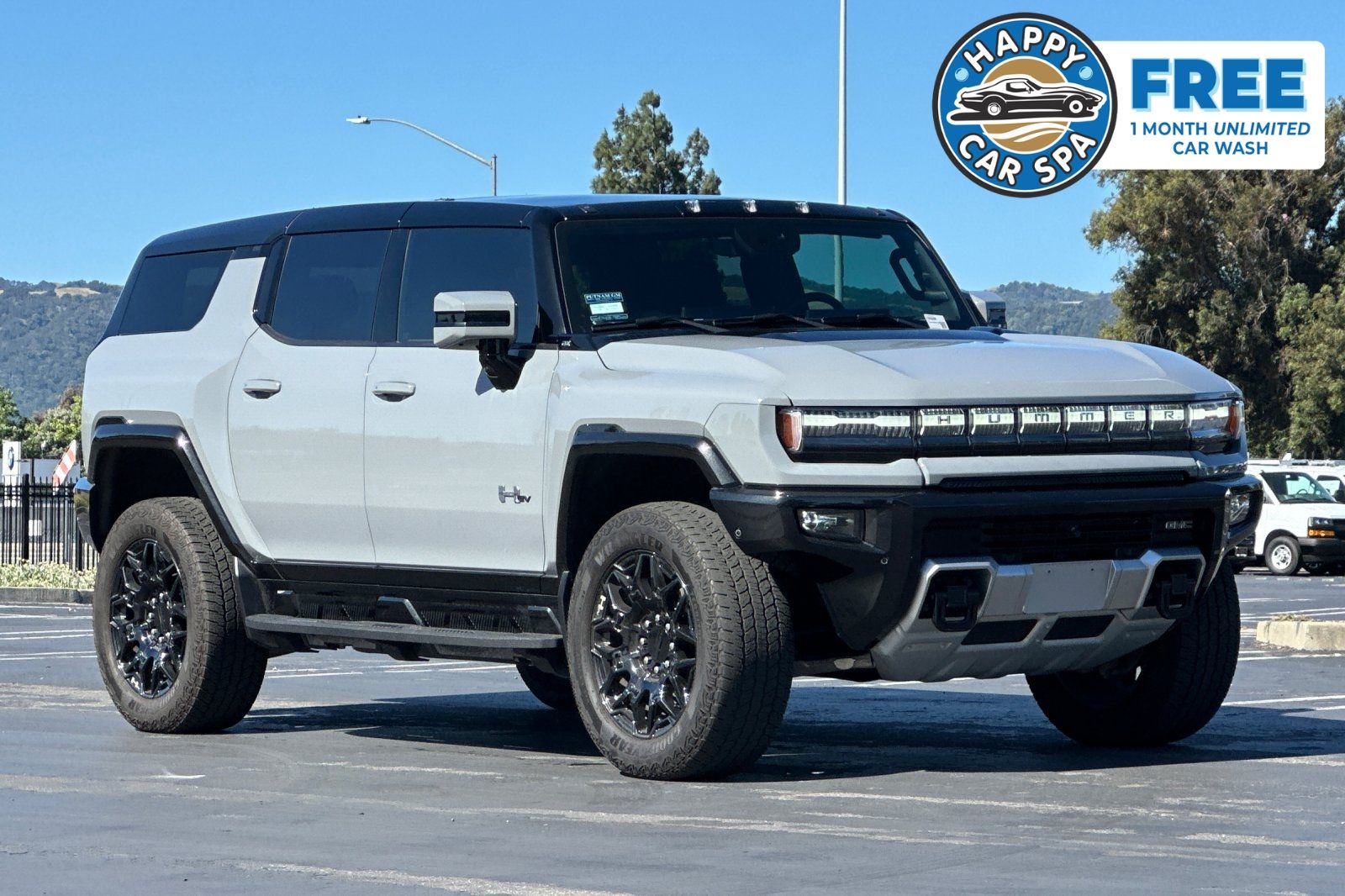 Meteorite Metallic (Gray) 2024 GMC Hummer EV SUV 2X AWD SUV / Crossover All-Wheel Drive 1-Speed Automatic