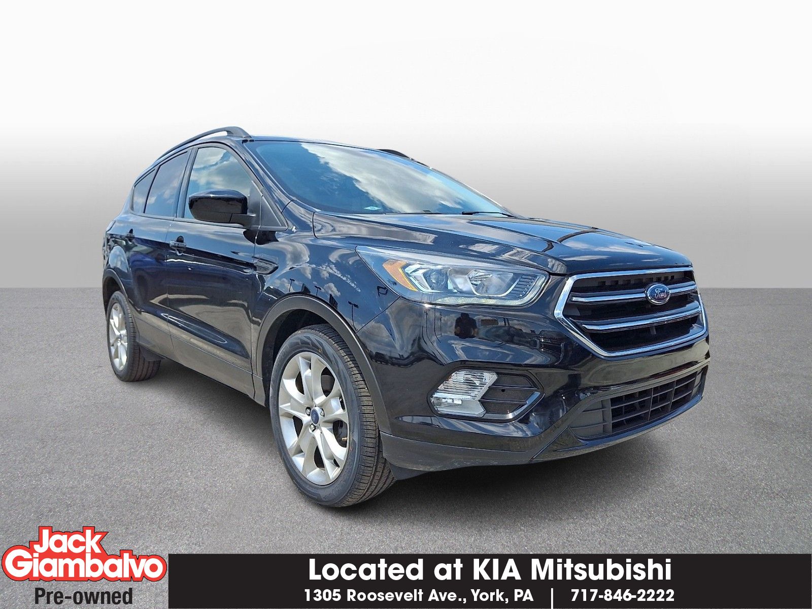 Shadow Black 2018 Ford Escape SUV / Crossover Front-Wheel Drive 6-Speed Automatic