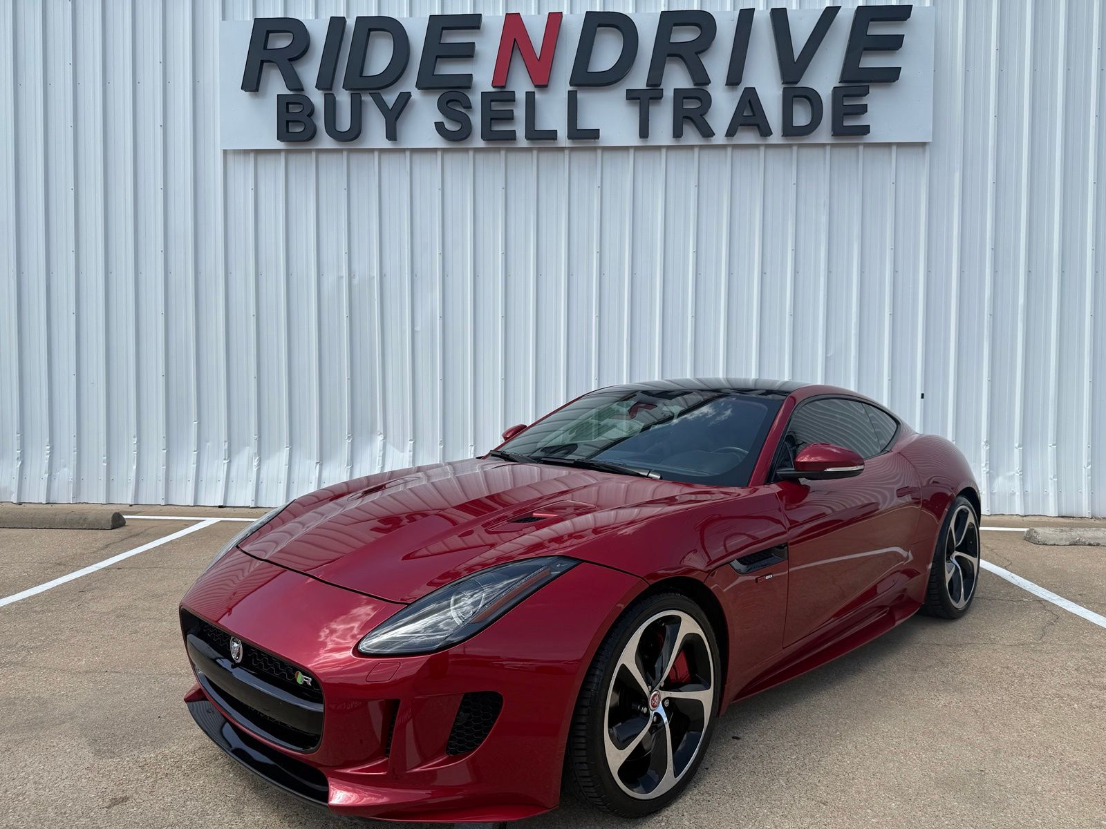 Italian Racing Red Metallic 2016 Jaguar F-TYPE Coupe All-Wheel Drive 8-Speed Automatic