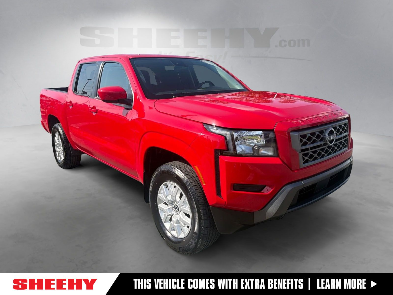 Red Alert 2023 Nissan Frontier Pickup Truck Four-Wheel Drive 9-Speed Automatic
