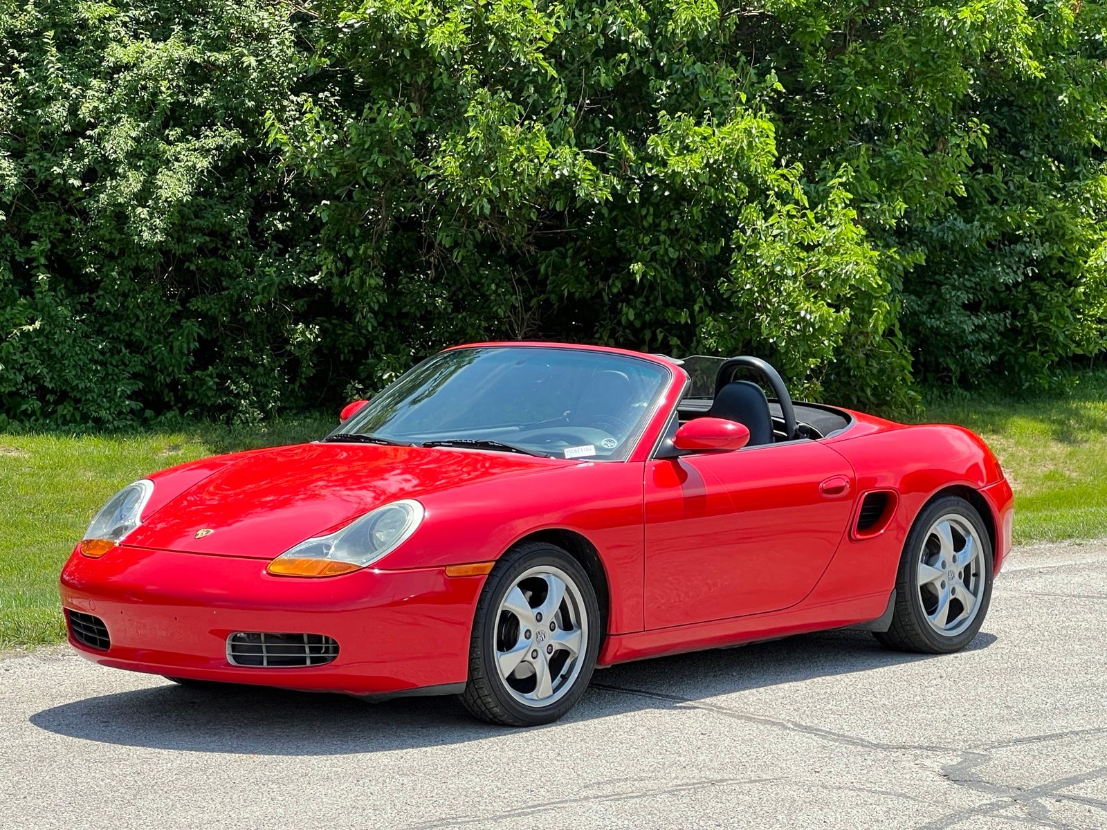Guards Red 2002 Porsche Boxster Base Convertible Rear-Wheel Drive 5-Speed Manual Overdrive