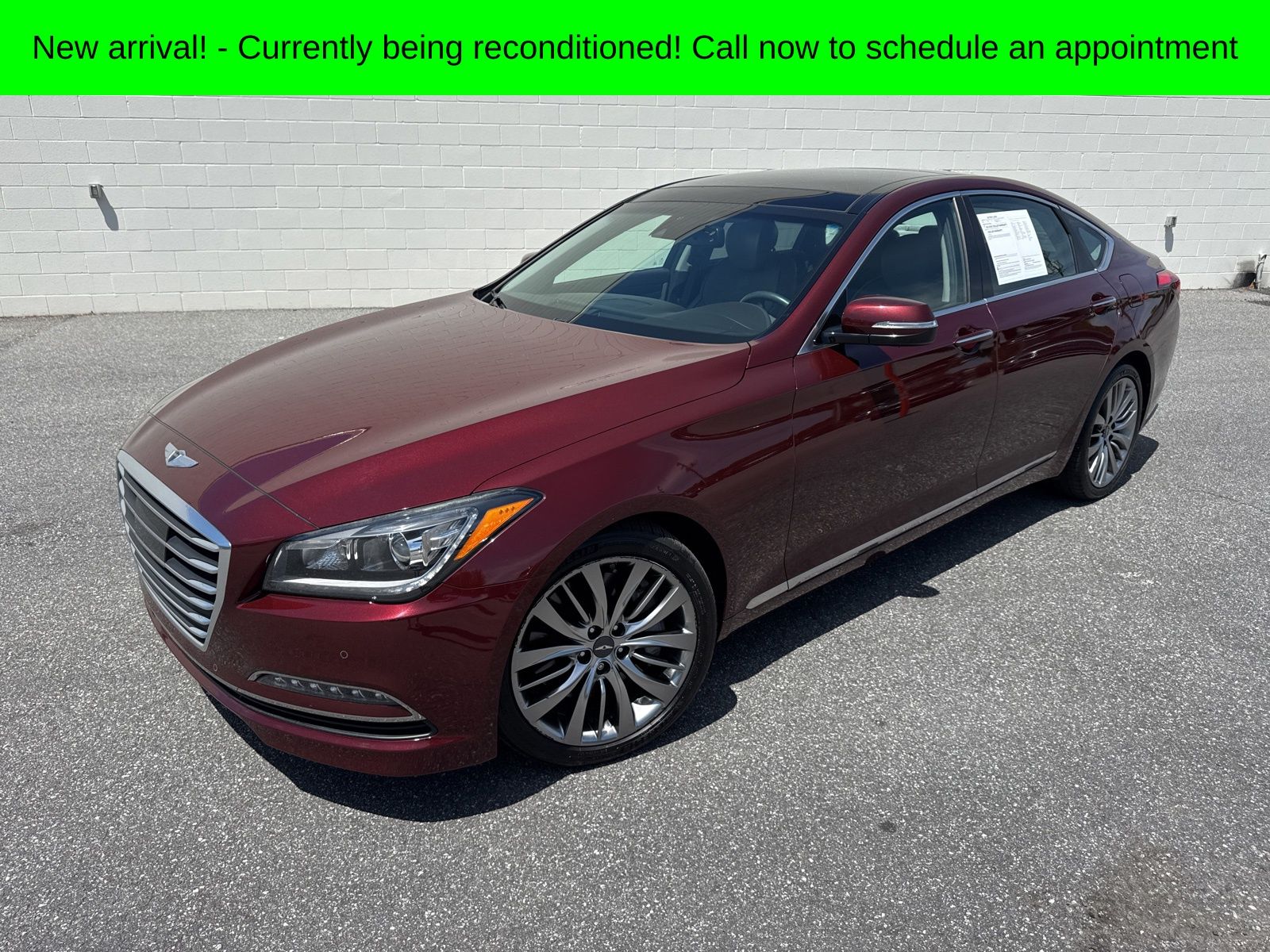 Red 2015 Hyundai Genesis 5.0 Ultimate AWD Sedan 8-Speed Automatic