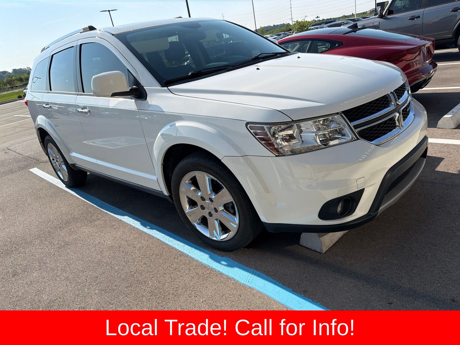 White 2015 Dodge Journey SUV / Crossover Front-Wheel Drive 6-Speed Automatic