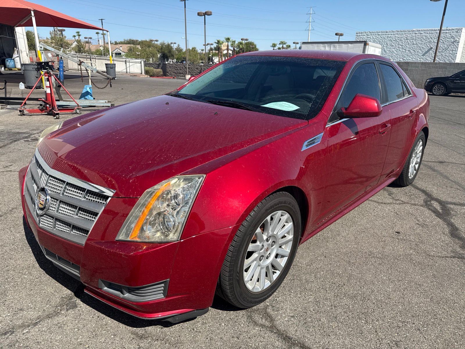 Crystal Red Tintcoat 2010 Cadillac CTS Sedan Rear-Wheel Drive 6-Speed Automatic