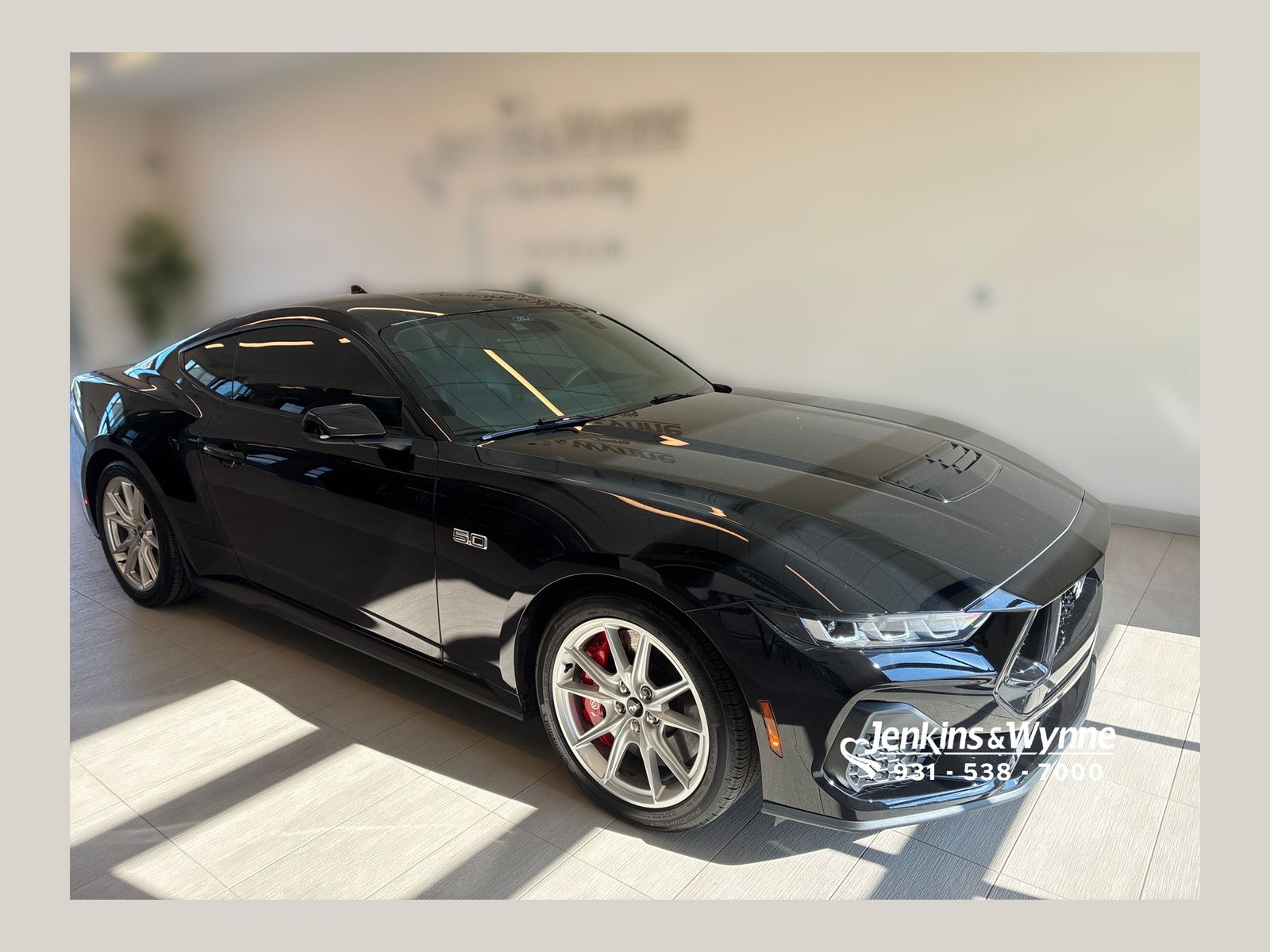 Shadow Black 2024 Ford Mustang Coupe Rear-Wheel Drive Automatic