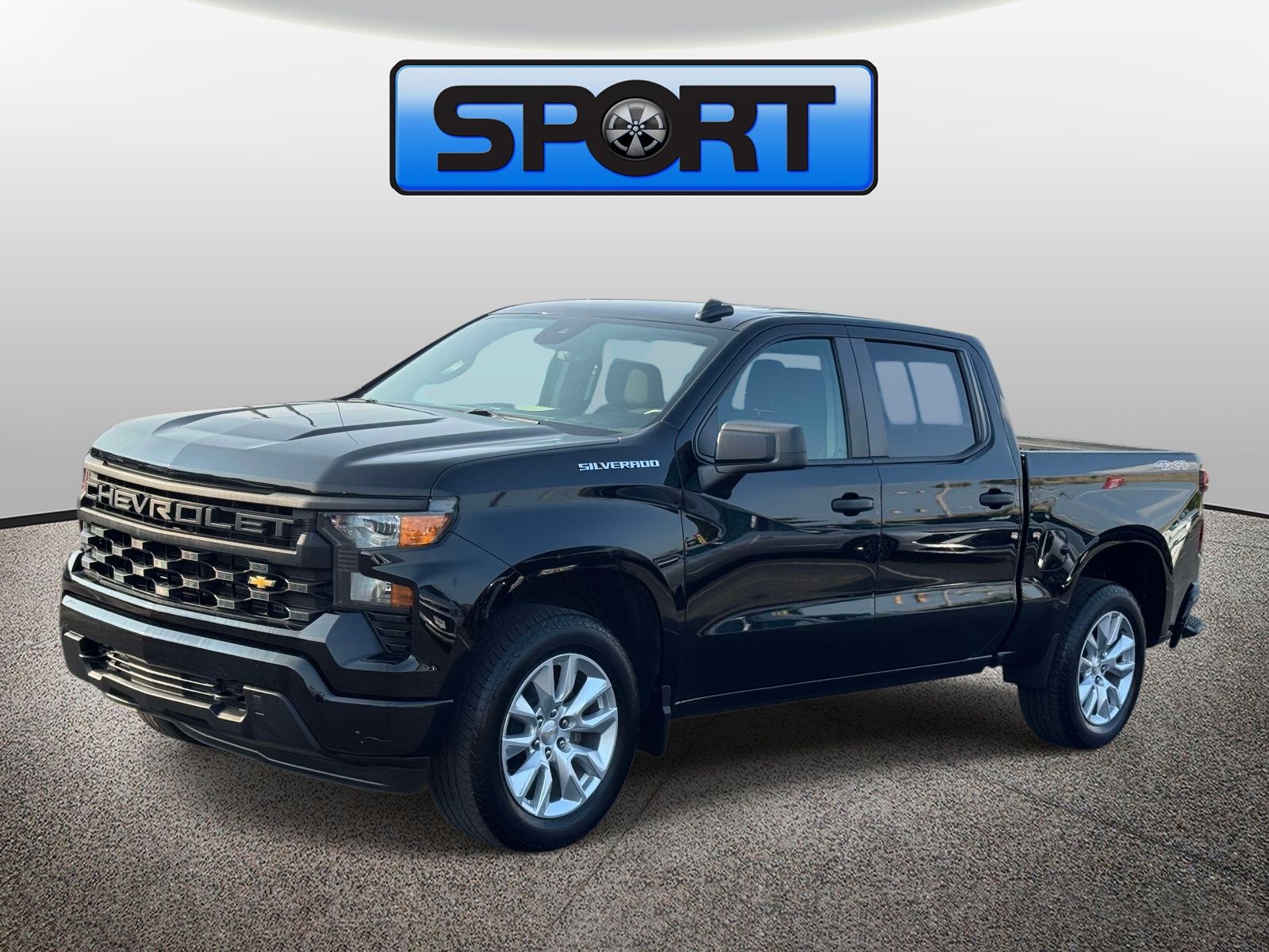 Black 2022 Chevrolet Silverado 1500 Pickup Truck Four-Wheel Drive 8-Speed Automatic