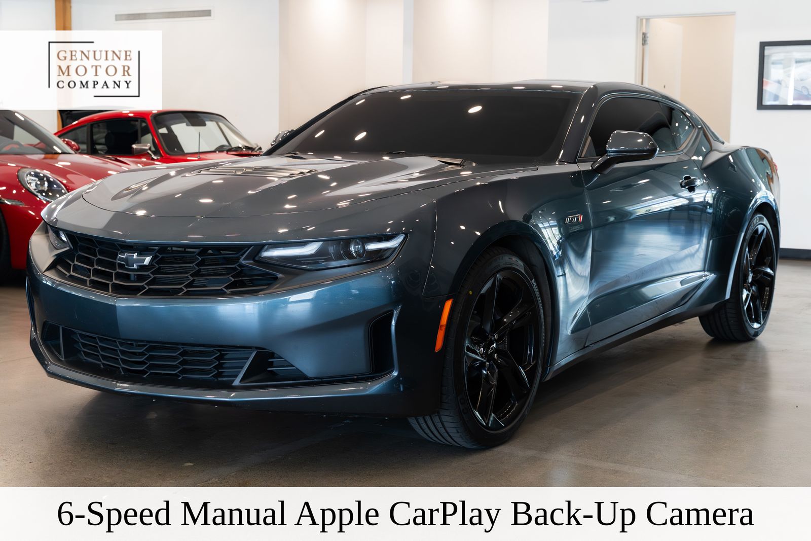 Shadow Gray Metallic 2023 Chevrolet Camaro Coupe Rear-Wheel Drive 6-Speed Manual