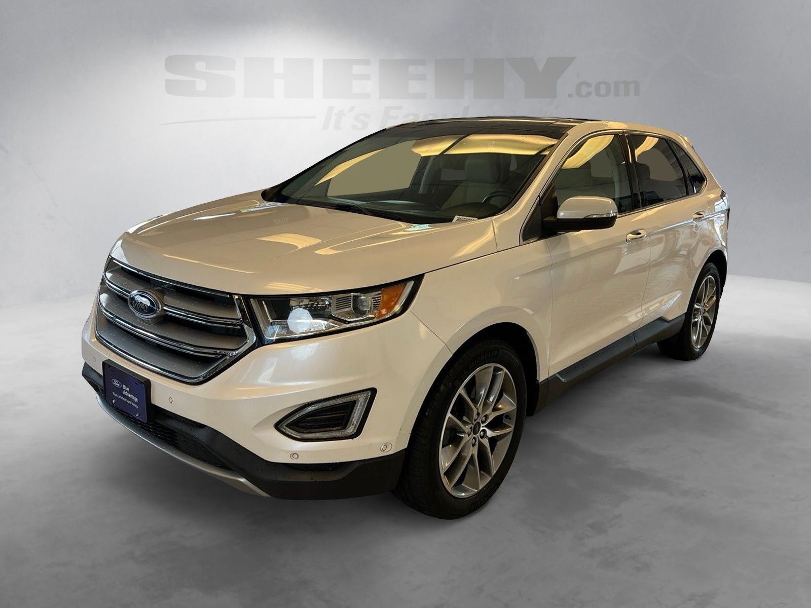 Certified Used 2017 White Platinum Clearcoat Metallic Ford Titanium image 17