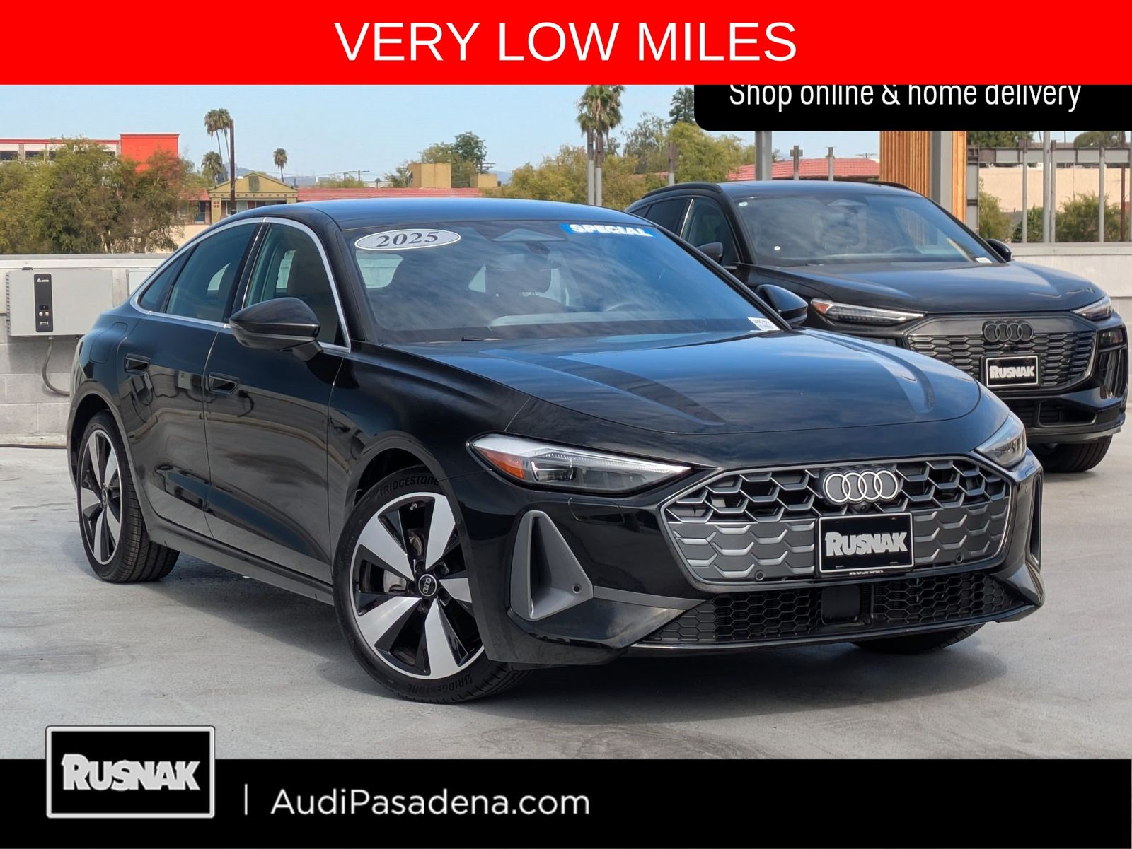 Mythos Black Metallic 2025 Audi A5 Sedan All-Wheel Drive 7-Speed Automatic