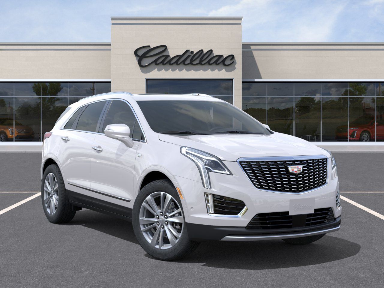 2026 Cadillac XT5 Premium Luxury White at Ross Downing Buick GMC