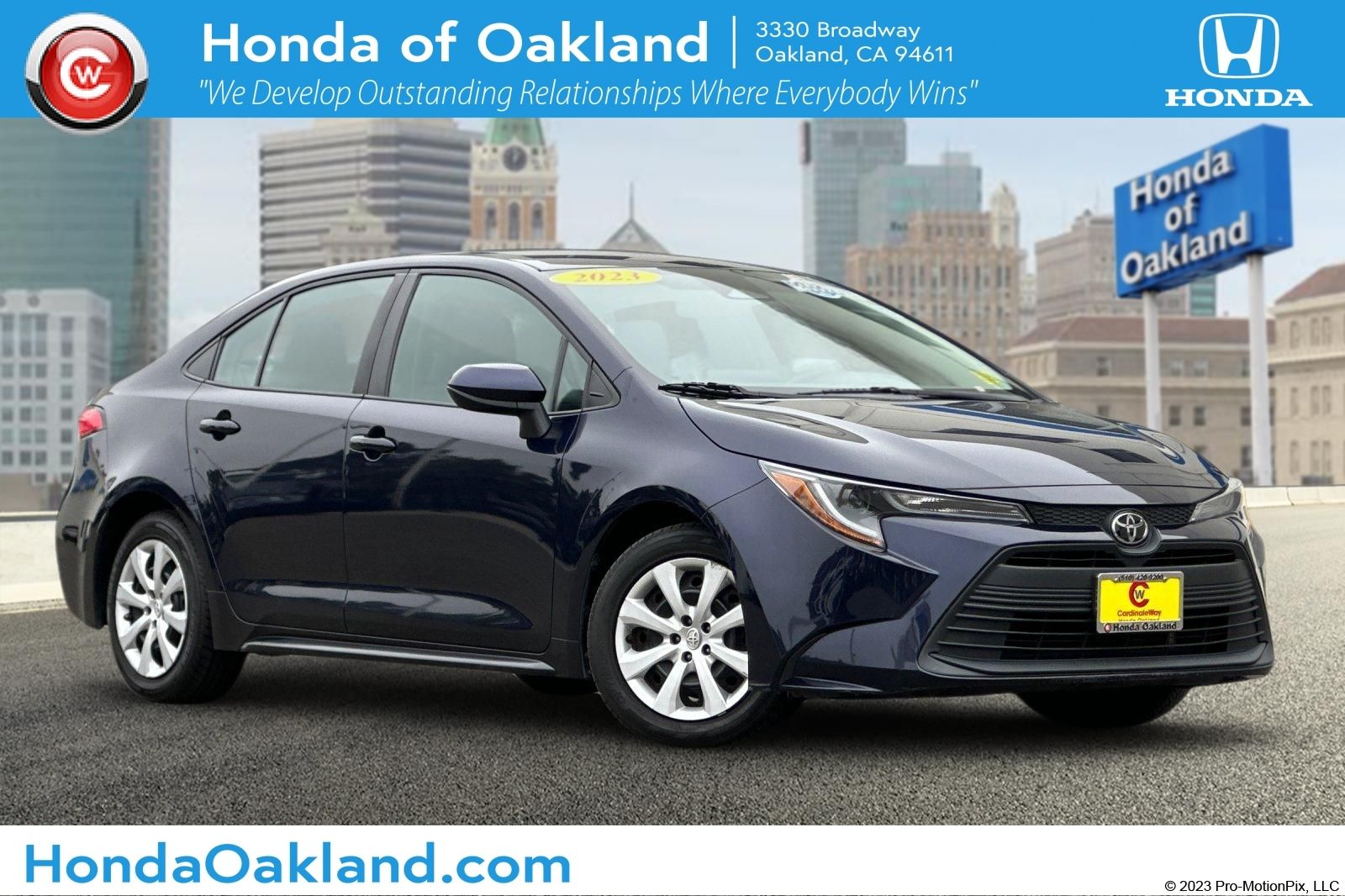 Blueprint 2023 Toyota Corolla Sedan Front-Wheel Drive Continuously Variable Transmission