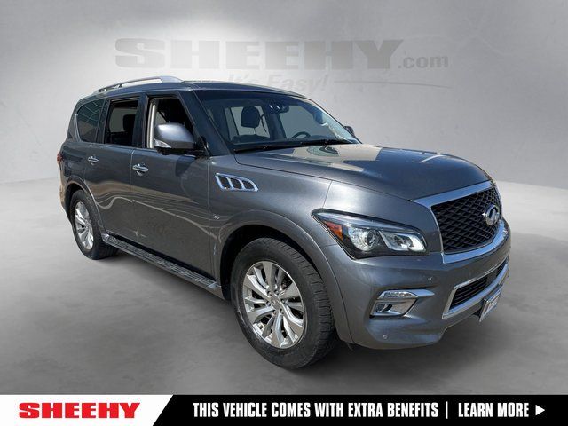 Gray (Graphite Shadow) 2017 INFINITI QX80 4WD SUV / Crossover All-Wheel Drive 7-Speed Automatic