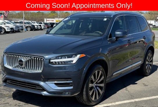 Denim Blue Metallic 2023 Volvo XC90 B6 Plus Bright Theme 6-Passenger AWD SUV / Crossover All-Wheel Drive Automatic