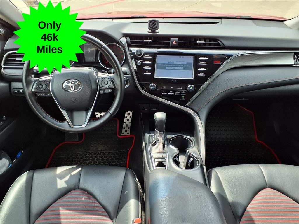 2020 Toyota Camry TRD V6 Red at Joe Myers Mazda Kia