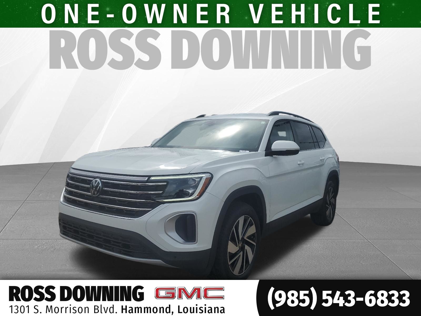 White 2025 Volkswagen Atlas SE FWD with Technology SUV / Crossover Front-Wheel Drive 8-Speed Automatic