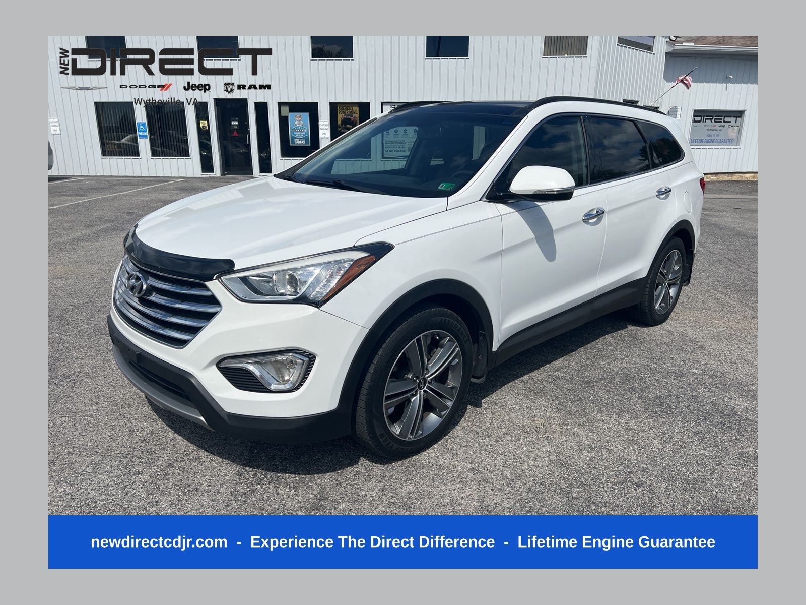 Monaco White 2016 Hyundai Santa Fe Limited AWD SUV / Crossover All-Wheel Drive 6-Speed Automatic